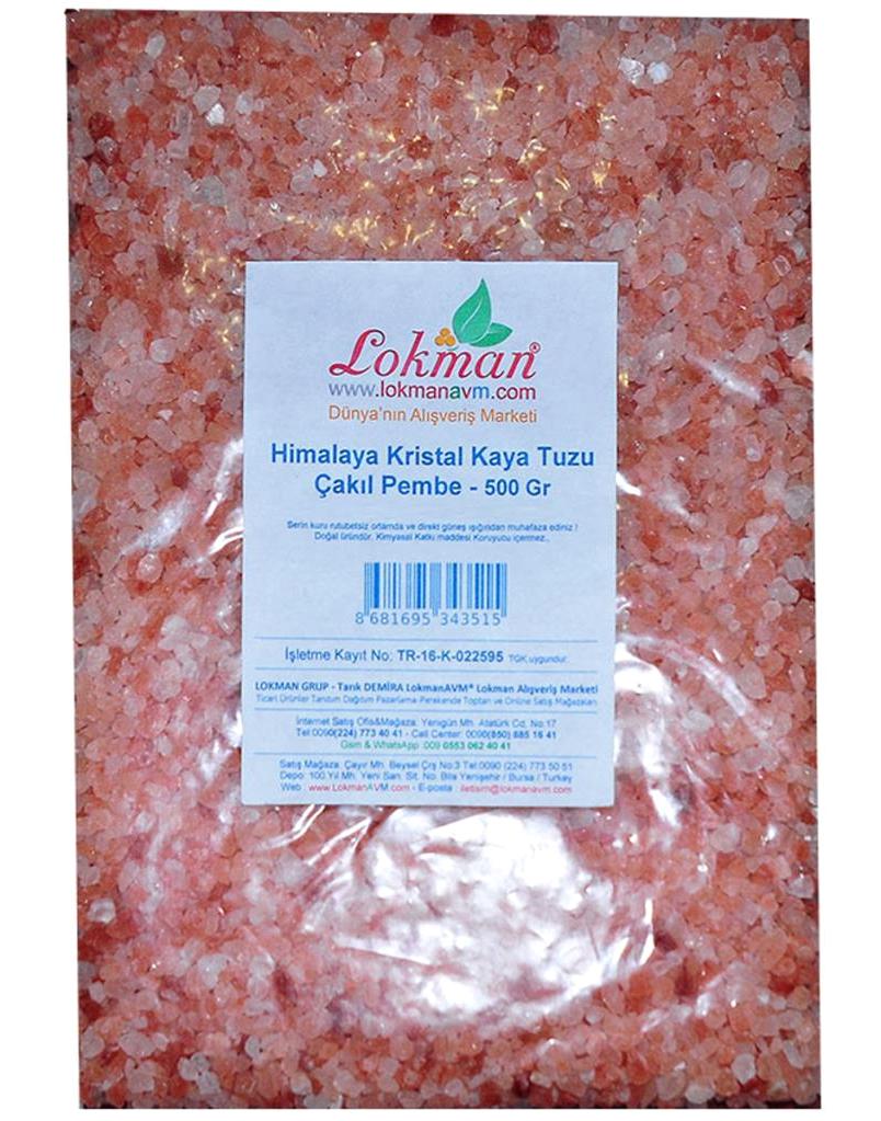 Lokman Avm Çakıl İyotsuz Kristal Kaya Tuzu Paket 500 gr