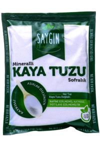 Saygın Mineralli İyotsuz Kristal Sofra Tuzu Paket 500 gr