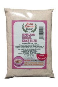 Rıza Efendi Tuzları Öğütülmüş İyotsuz Toz Himalaya Tuzu Paket 1 kg