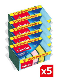 Vileda Ekonomik 5x5'li Bulaşık Süngeri