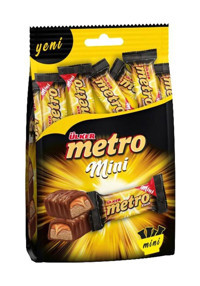 Ülker Metro Mini Karamelli Sütlü Çikolata 102 gr 10 Adet