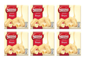 Nestle Damak Kare Beyaz Çikolata 60 gr 6 Adet