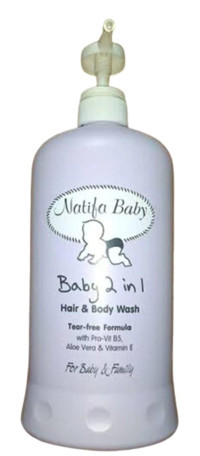 Natifa Baby Göz Yakmayan Yenidoğan Tüm Ciltler Aleo Veralı Bebek Şampuanı 800 ml