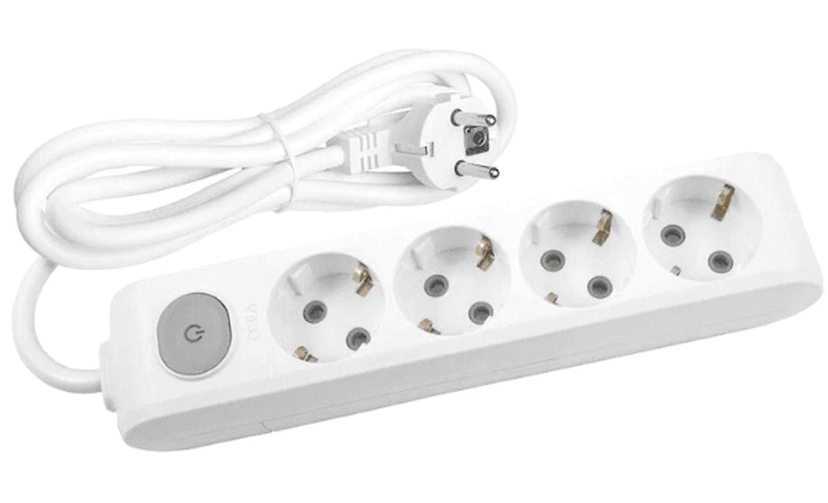 Avarson 3x1.5 TTR 3500 W Topraklı Anahtarlı 4'lü 30 m Uzatma Kablosu Beyaz