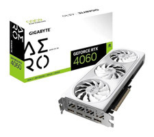 Gigabyte RTX 4060 Aero OC 8 GB GDDR6 PCI-Express 4.0 DirectX 12 Ultimate 3 Fanlı 128 Bit Nvidia Ekran Kartı Beyaz