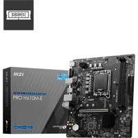 MSI Pro H610M-E LGA 1700 Soket DDR5 Bellek 5600 Mhz PCIe 4.0 HDMI Micro ATX Masaüstü Intel Uyumlu Anakart