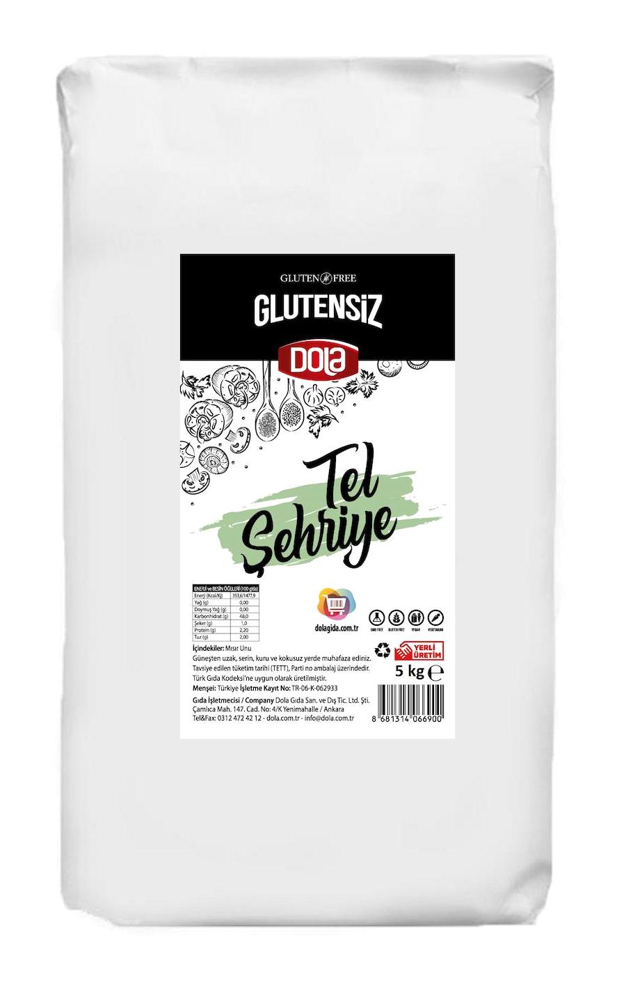 Dola Glutensiz Tel Şehriye 5 kg