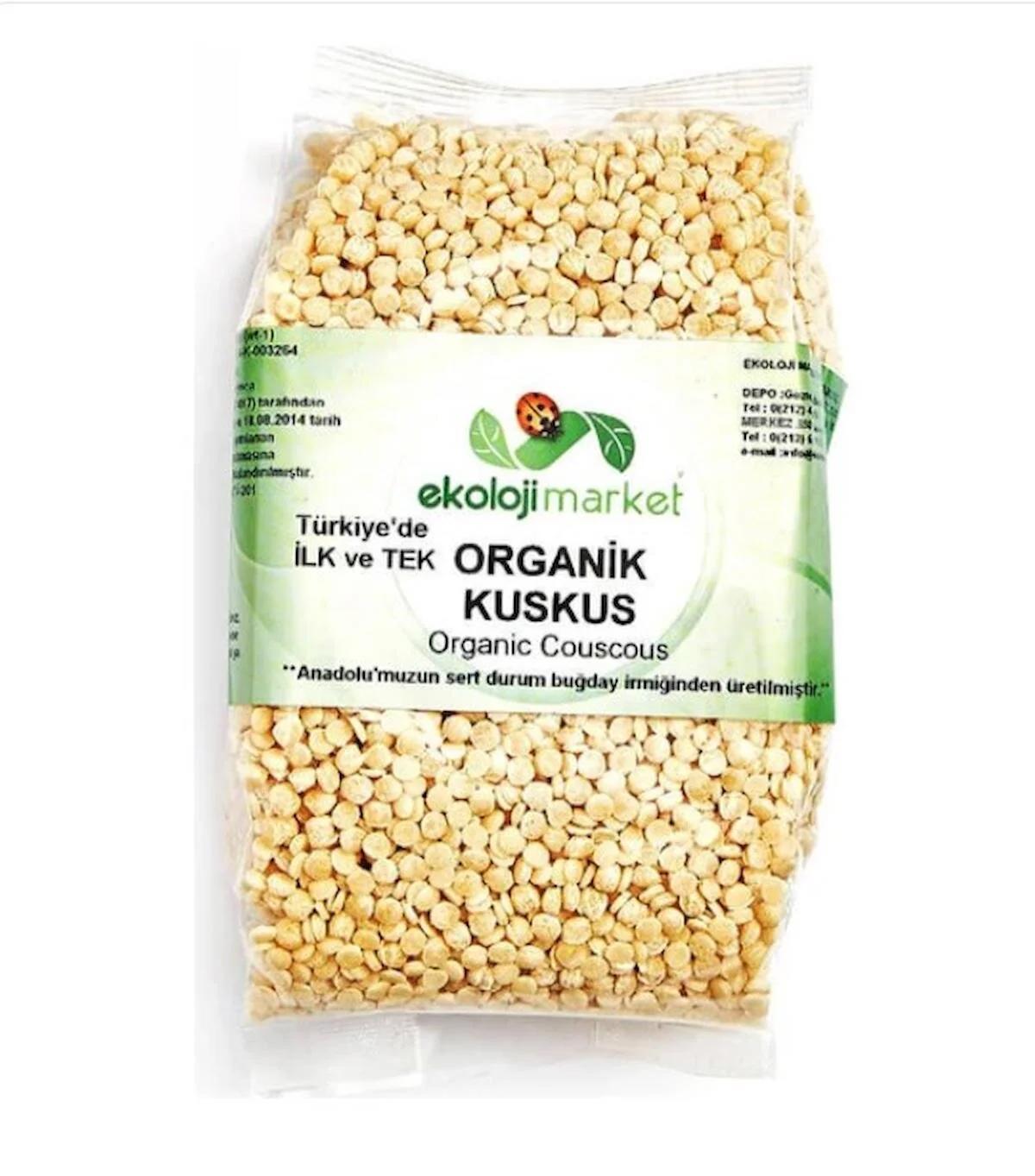 Ekoloji Market Organik Kuskus Makarna 400 gr