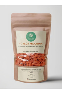 Legume Filizlendirilmiş Kırmızı Mercimek Unlu Glutensiz Yüksük Makarna 200 gr