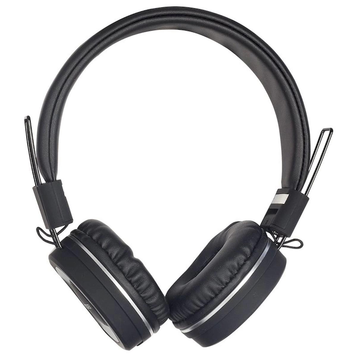Magicvoice EV-20 3.5 mm Jak Mikrofonlu Kablolu Kulak Üstü Kulaklık Siyah