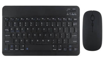 Lenovo Tab M7 TB-7305F Sessiz Siyah Kablosuz Klavye Mouse Seti