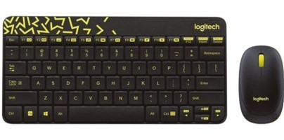 Logitech MK240 Sessiz Siyah Kablosuz Klavye Mouse Seti