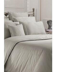 Sarev Sartoria Saten 4 Mevsim 200 x 220 cm Çarşaflı Düz Çift Kişilik Nevresim Takımı Gri