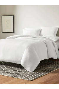 Mulberry Pamuklu 4 Mevsim 200 x 220 cm Çarşaflı Desenli Çift Kişilik Nevresim Takımı Beyaz