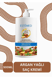 Estemed Argan Yağı Etki Tüm Saçlar İçin Unisex Saç Kremi 500 ml