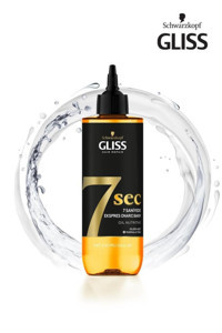 Gliss 7 Sec 7 Saniyede Express Marula Yağı Sülfatsız Etki Tuzsuz Boyalı Saçlar Yıpranmış Saçlar İçin Kadın Saç Kremi 200 ml