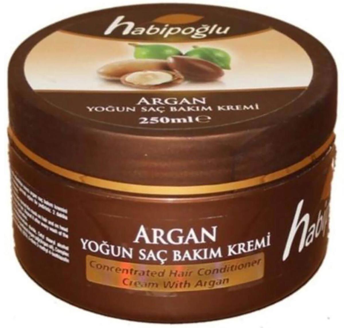 Habipoğlu Argan Yağlı Etki Tüm Saçlar İçin Kadın Saç Kremi 250 ml