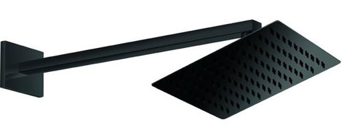GPD ADS27-S Metal Arıtmalı Kare Yağmur Tepe Duş Başlığı Siyah