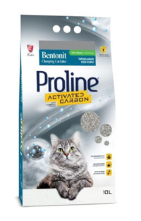 Pro Line Topaklanan İnce Taneli Aktif Karbonlu Bentonit Kedi Kumu 10 lt