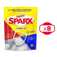 Asperox Diamond Limon Sirke Tablet Bulaşık Makinesi Deterjanı 8x40 Adet