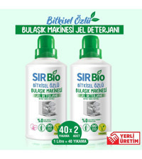 Sır Bio Jel-Sıvı Bulaşık Makinesi Deterjanı 2x1 lt