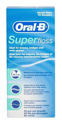 Oral-B Super Floss 50 Adet Diş İpi