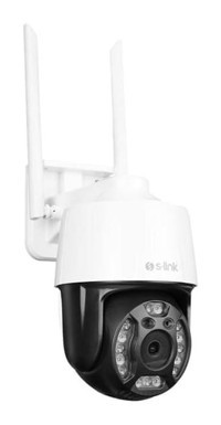 S-link SL-PTZ02 Wi-Fi Sim Kartlı 1 Kameralı Gece Görüşlü IP Dış Mekan Güvenlik Kamerası