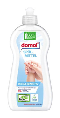 Domol Spülmitter Ultra Sensitiv Organik Sıvı El Bulaşık Deterjanı 500 ml