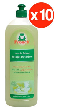 Frosch Limon Kokulu Sıvı El Bulaşık Deterjanı 10x750 ml
