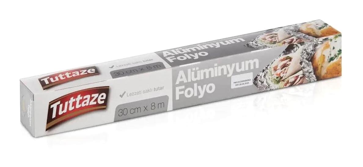 Tuttaze 2x8 m Alüminyum Folyo