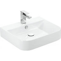 Lucco Allecra Klasik Tekli 15 cm Seramik Tezgah Üstü Oval Lavabo Beyaz