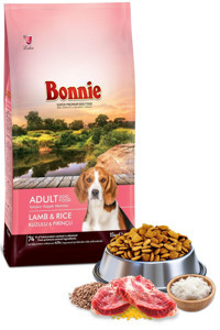 Bonnie Adult Kuzu Etli Pirinçli Tüm Irklar Yetişkin Köpek Maması 15 kg