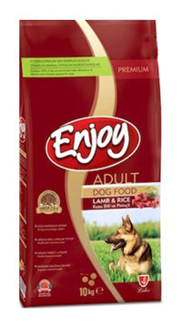 Enjoy Premium Kuzu Etli Pirinçli Tüm Irklar Yetişkin Köpek Maması 10 kg