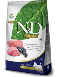 N&d Prime Kuzu Etli Yaban Mersinli Küçük Irk Yetişkin Köpek Maması 2.5 kg