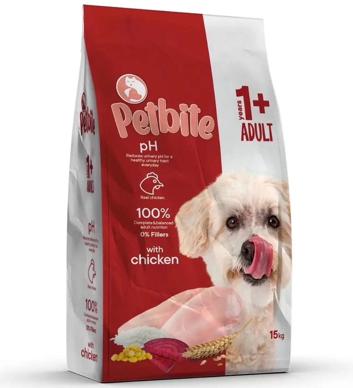 Petbite 1+ Years Adult Tavuklu Tüm Irklar Yetişkin Köpek Maması 15 kg