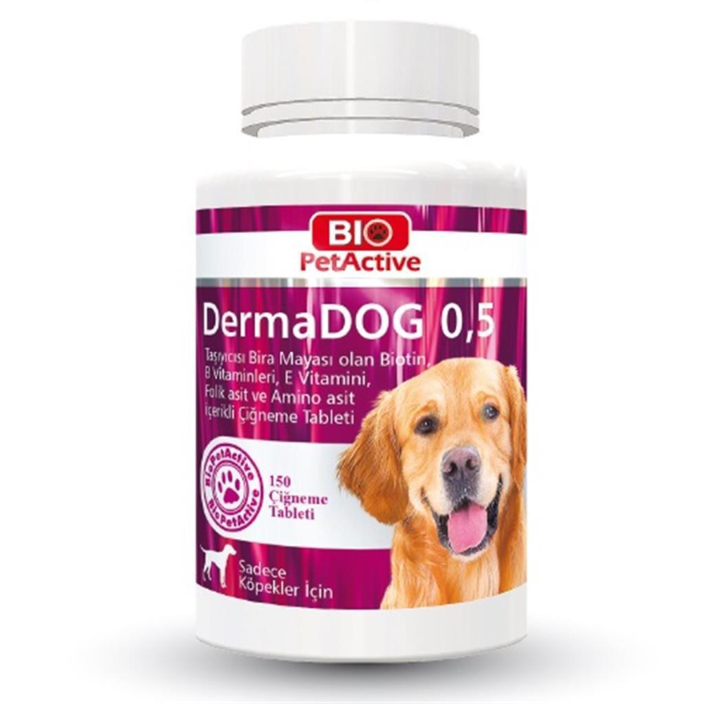 Pet Active Dermadog B Vitamini Tüy Sağlığı İçin 150 Tablet Köpek Vitamini