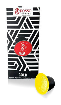 Rosso Coffee Gold Espresso 10'lu Kapsül Kahve