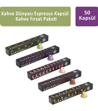 Kahve Dünyası Fırsat Paketi Espresso 5x10'lu Kapsül Kahve