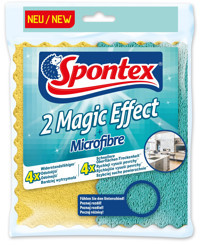 Spontex Magic Effect Mikrofiber 2'lü Temizlik Bezi