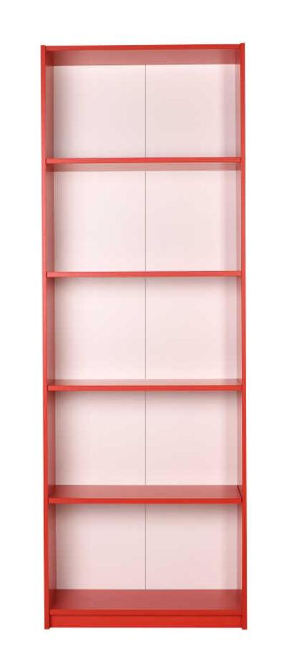 Adore Mobilya Modern 5 5 Bölmeli 5 Raflı Yonga Levha 182 cm Kırmızı