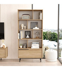 Robin Home Lidya 9 Bölmeli 9 Raflı Suntalam 175 cm Kahverengi