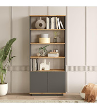 Robin Home Loft 5 Bölmeli 5 Raflı Suntalam 168 cm Antrasit