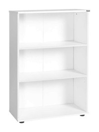 Adore Mobilya Rio 3 Bölmeli 3 Raflı Ahşap 109 cm Beyaz
