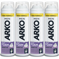 Arko Sensitive Seyahat Boyu Tıraş Köpüğü 4x200 ml