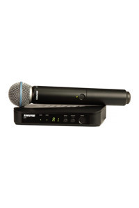 Shure BLX24EPG58 Profesyonel Dinamik USB Kablolu El Mikrofonu Siyah