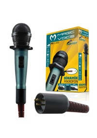 Magicvoice MV-1300 Profesyonel Dinamik Kablolu El Mikrofonu Siyah