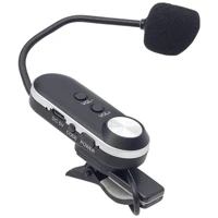 Magicvoice MV-1309E Profesyonel Condenser Kablosuz Yayıncı Yaka Mikrofonu Siyah
