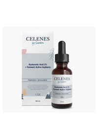 Celenes Hyalüronik Asit Ferment Active Gojiberry Yüz Dolgunlaştıran Jel Yüz Serumu 30 ml