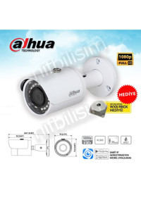 Dahua Analog 1 Kameralı 360 Derece Dönen Gece Görüşlü IP Dış Mekan Kablosuz Güvenlik Kamerası