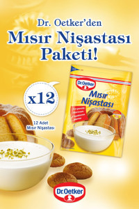 Dr. Oetker Mısır Nişastası 12x150 gr